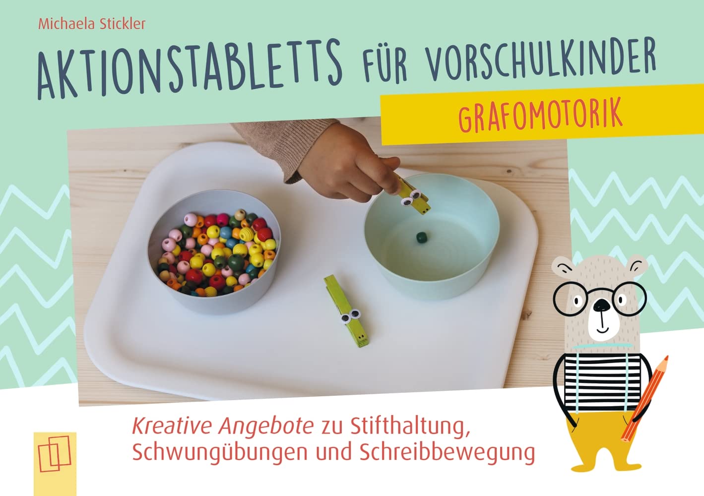 Grafomotorik: Kreative Angebote zu Stifthaltung, Schwungübungen und Schreibbewegung (Aktionstabletts für Vorschulkinder) Non-fiction