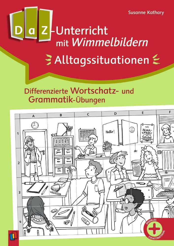 DaZ-Unterricht mit Wimmelbildern: Alltagssituationen Learning & Reference