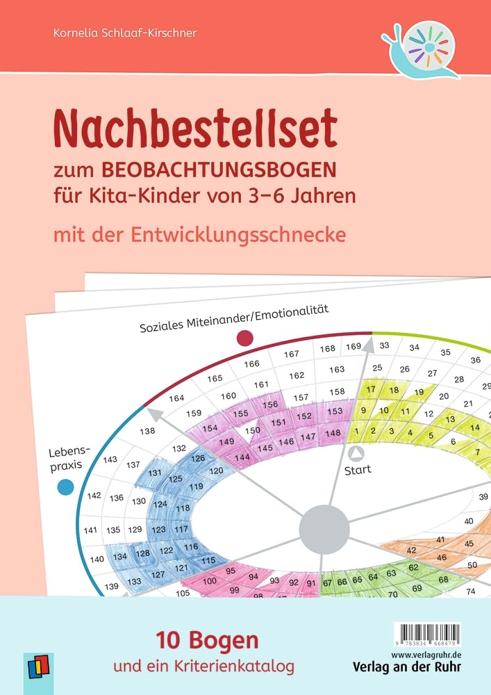 Nachbestellset zum Beobachtungsbogen für Kita-Kinder von 3-6 Jahren Reference Books