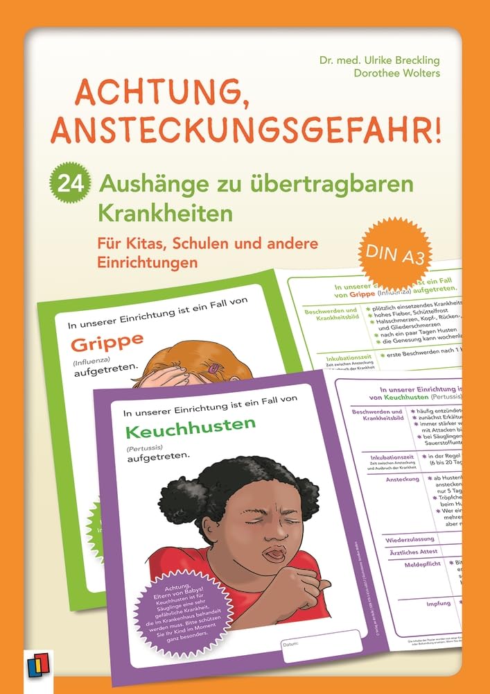 Achtung, Ansteckungsgefahr! - 24 Aushänge zu übertragbaren Krankheiten Medicine