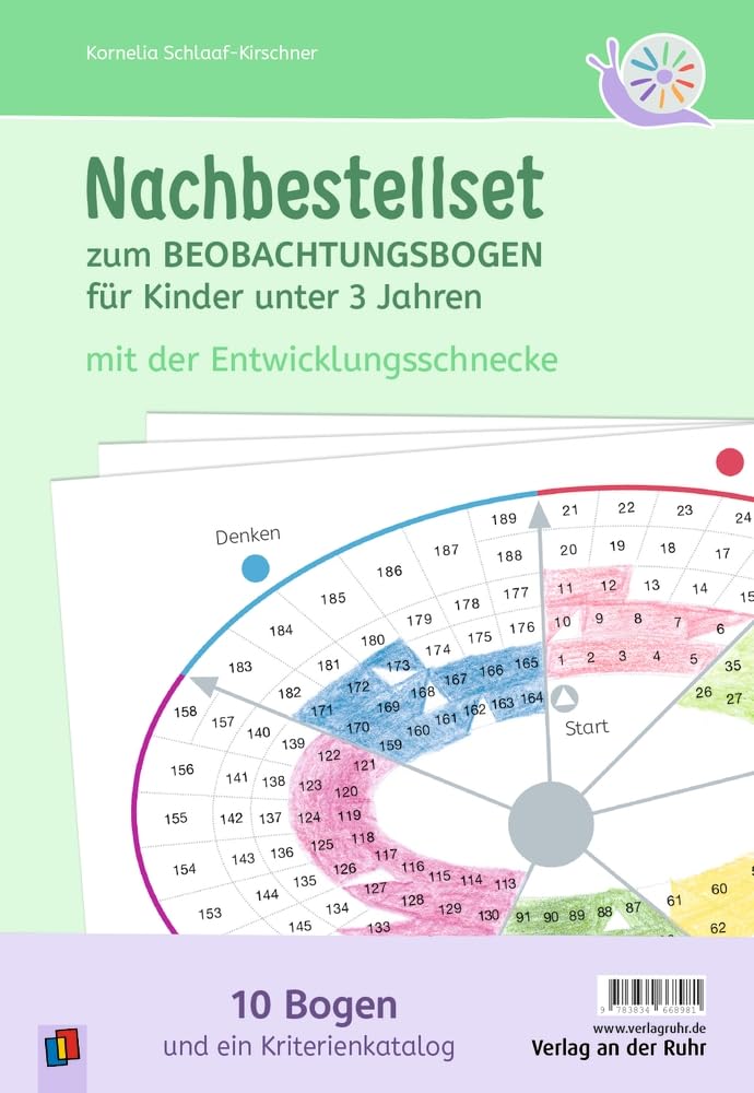 Nachbestellset zum Beobachtungsbogen für Kinder unter 3 Jahren Reference Books