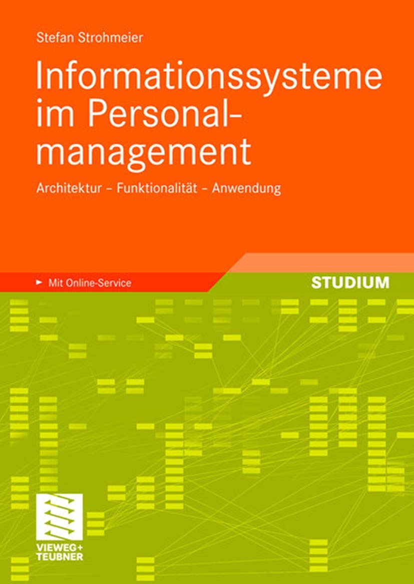 Informationssysteme Im Personalmanagement: Architektur - Funktionalitat - Anwendung book