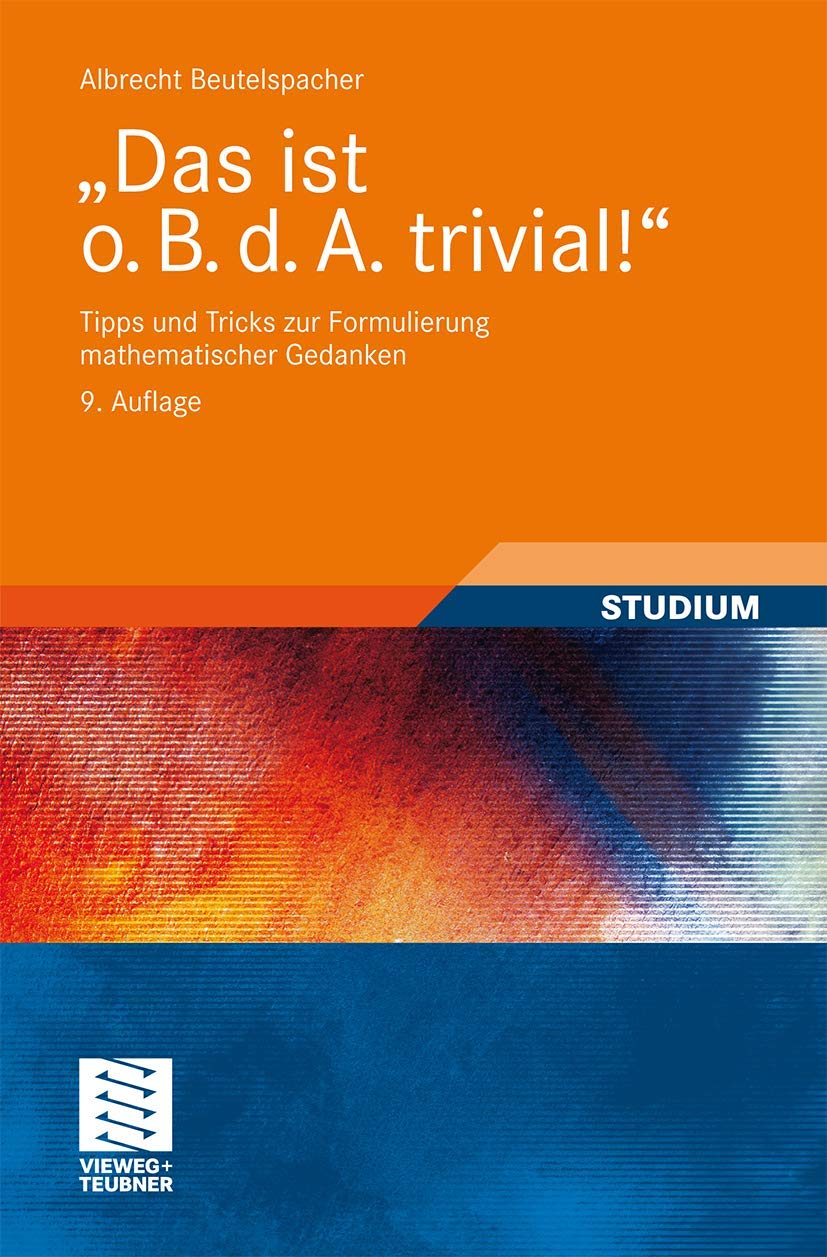 "Das ist o. B. d. A. trivial!" Computer Science