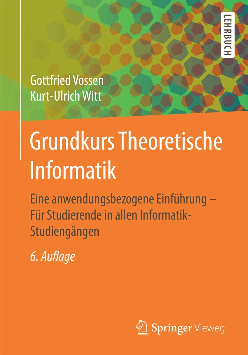 Grundkurs Theoretische Informatik Computer Science