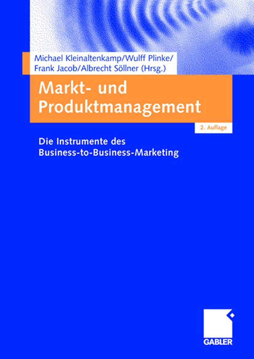 Markt- und Produktmanagement Law