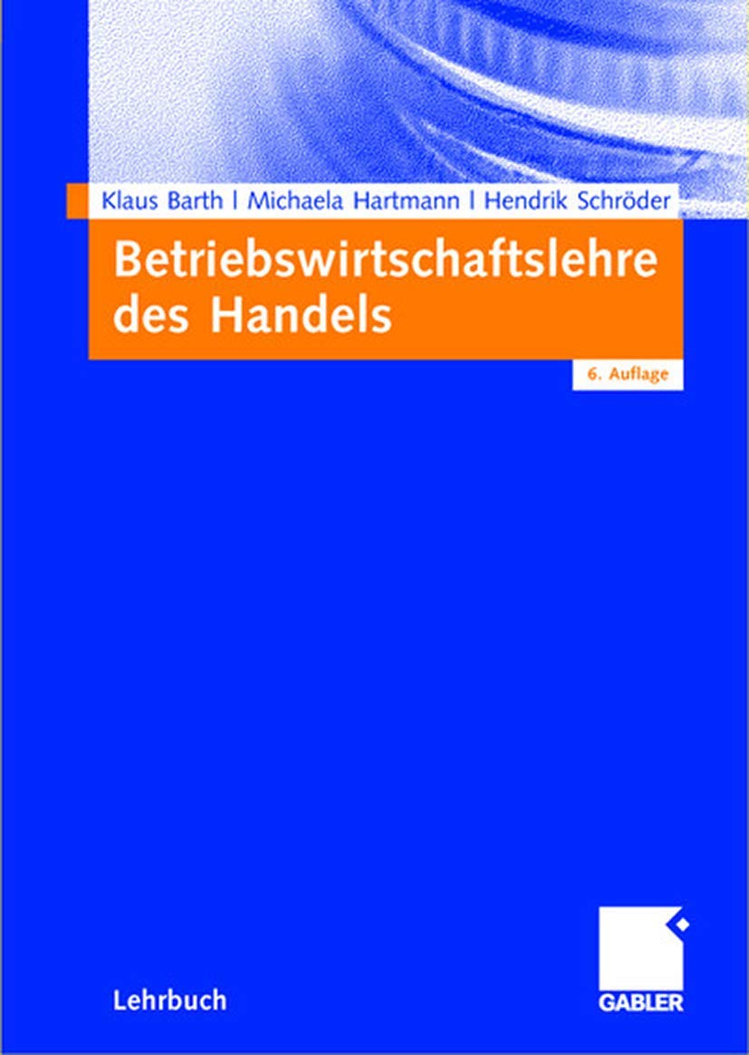 Betriebswirtschaftslehre des Handels Law