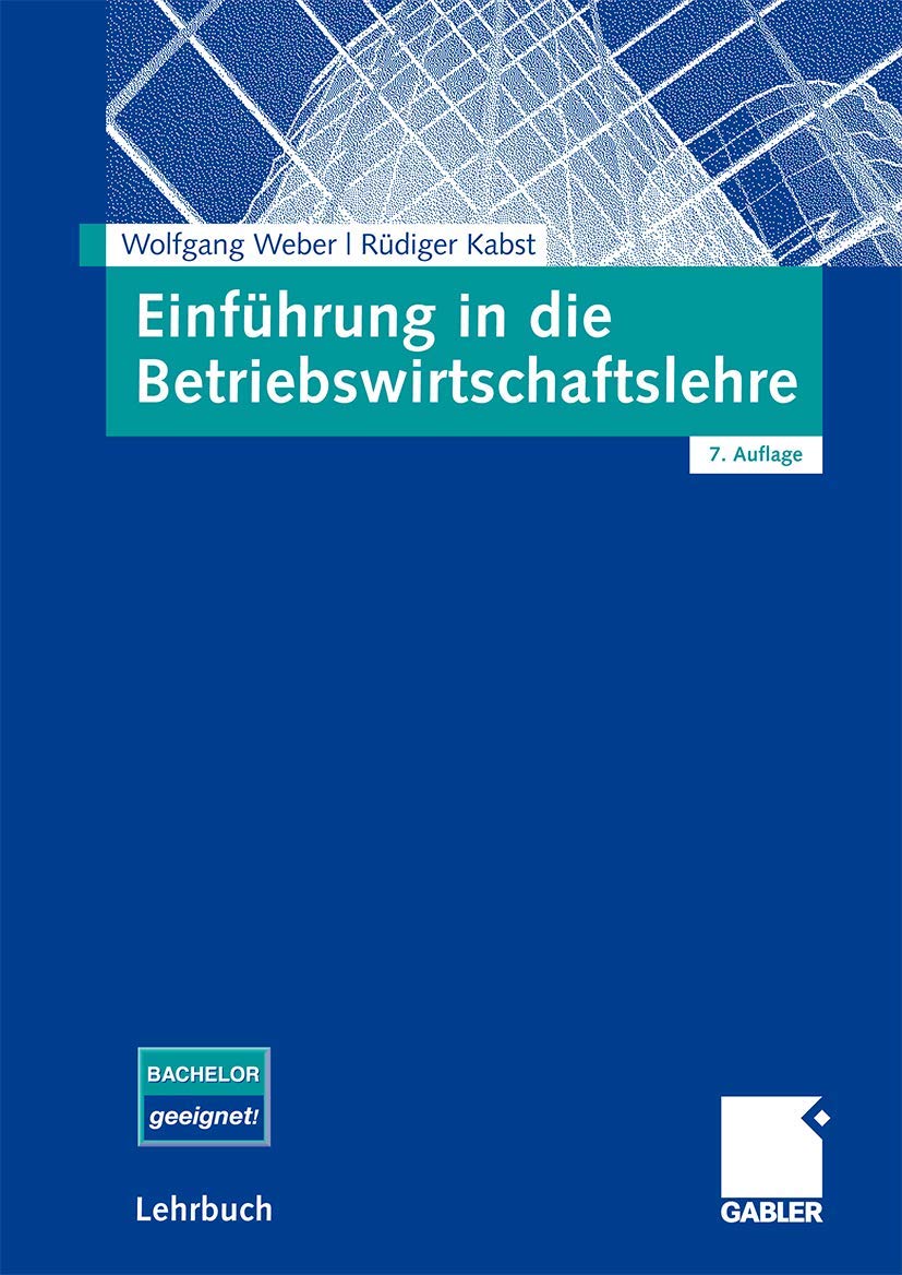 Einführung in die Betriebswirtschaftslehre Law
