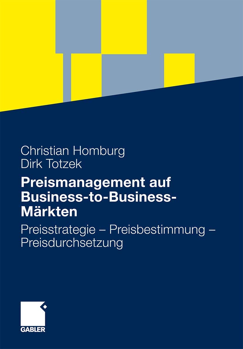 Preismanagement auf Business-to-Business-Märkten Law Books