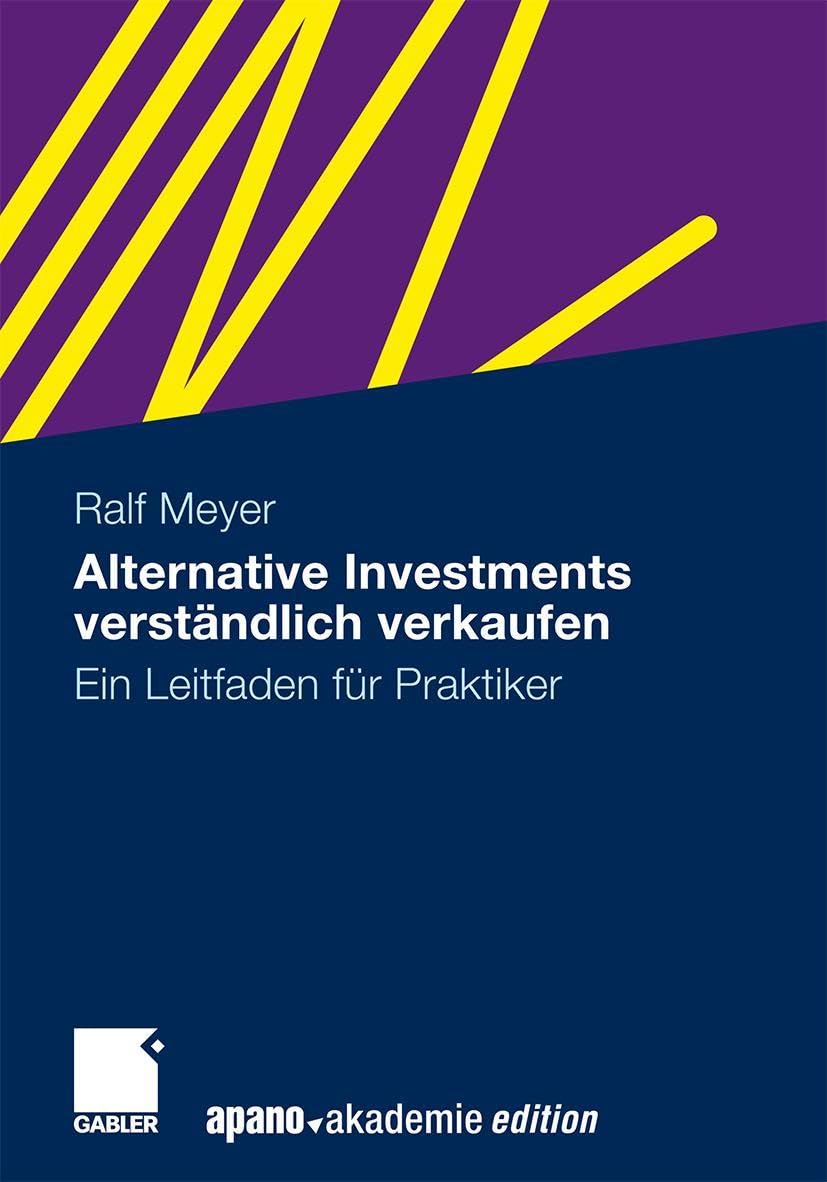 Alternative Investments verständlich verkaufen Law