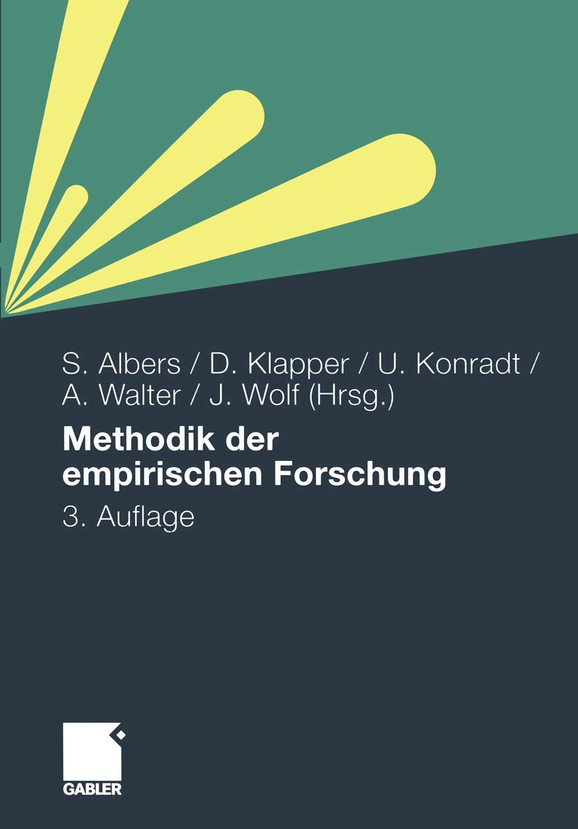 Product Image: Methodik der empirischen Forschung