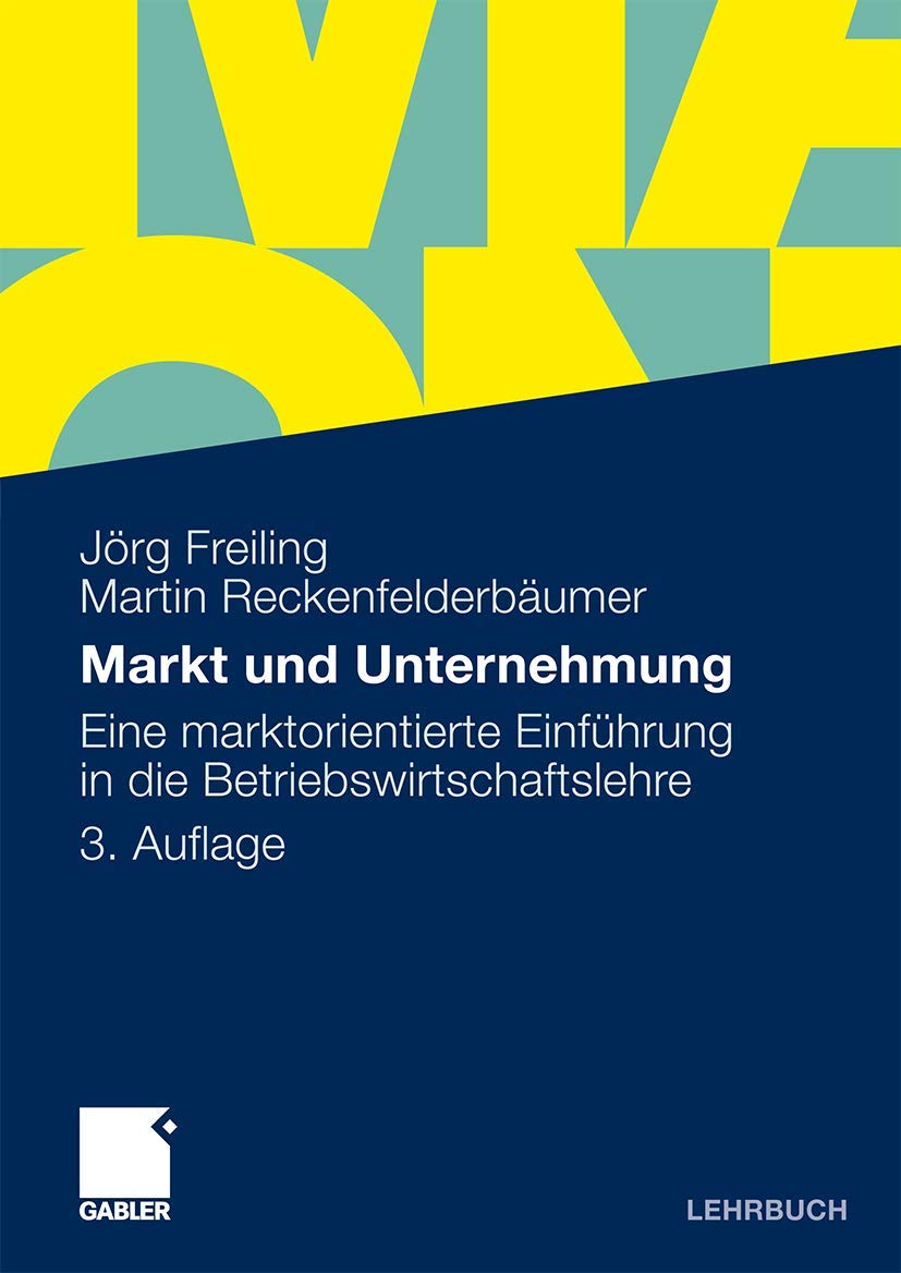 Markt und Unternehmung Law Books