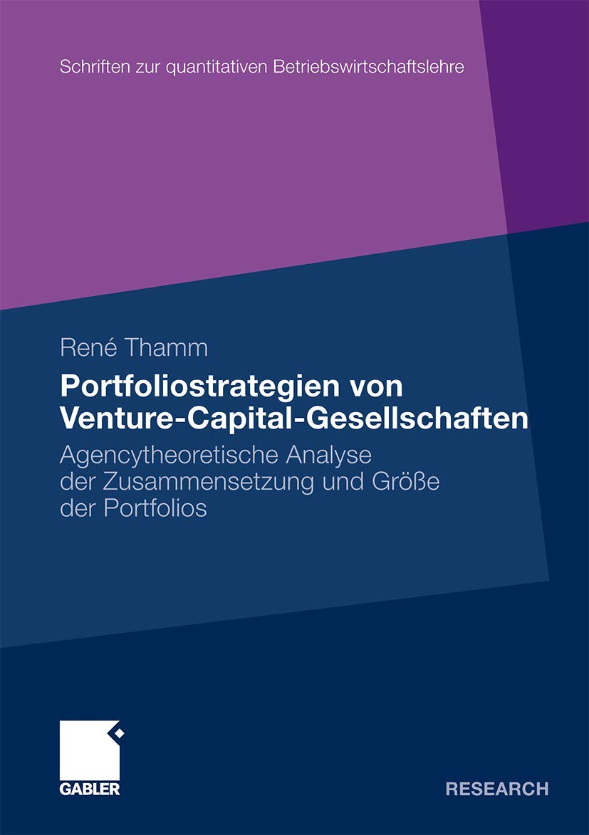 Portfoliostrategien von Venture-Capital-Gesellschaften Law