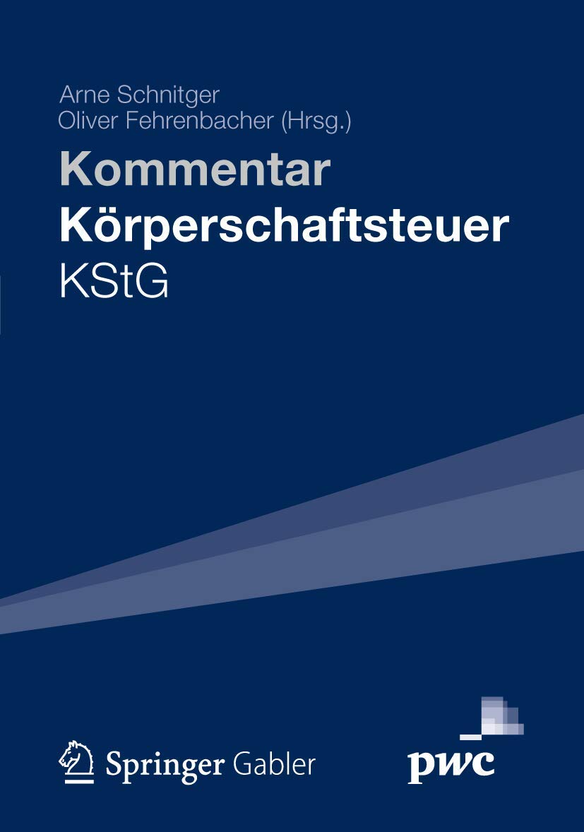 Kommentar Körperschaftsteuer KStG Law