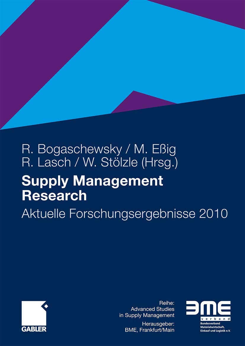 Product Image: Supply Management Research