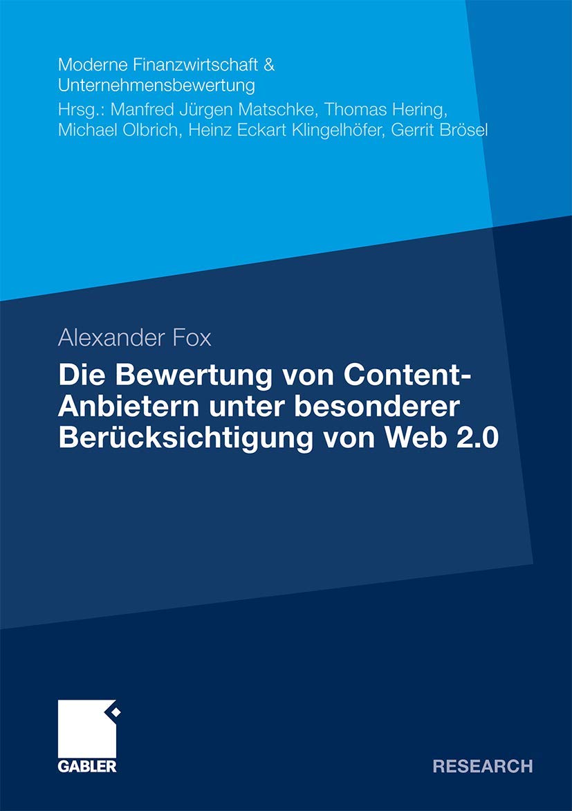 Die Bewertung von Content-Anbietern unter besonderer Berücksichtigung von Web 2.0 Law