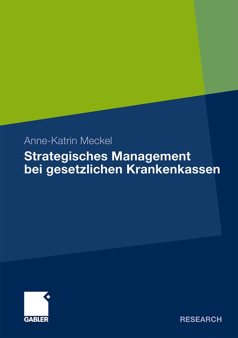 Strategisches Management bei gesetzlichen Krankenkassen book