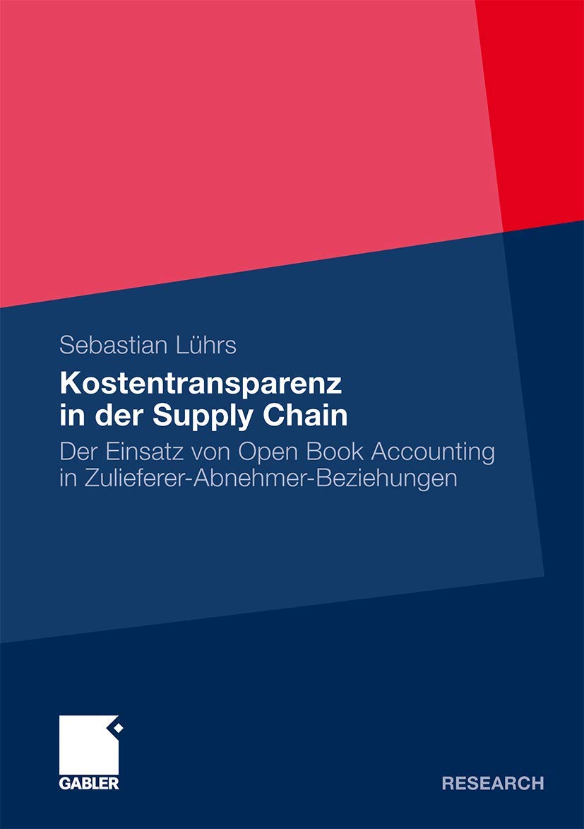 Kostentransparenz in der Supply Chain Law