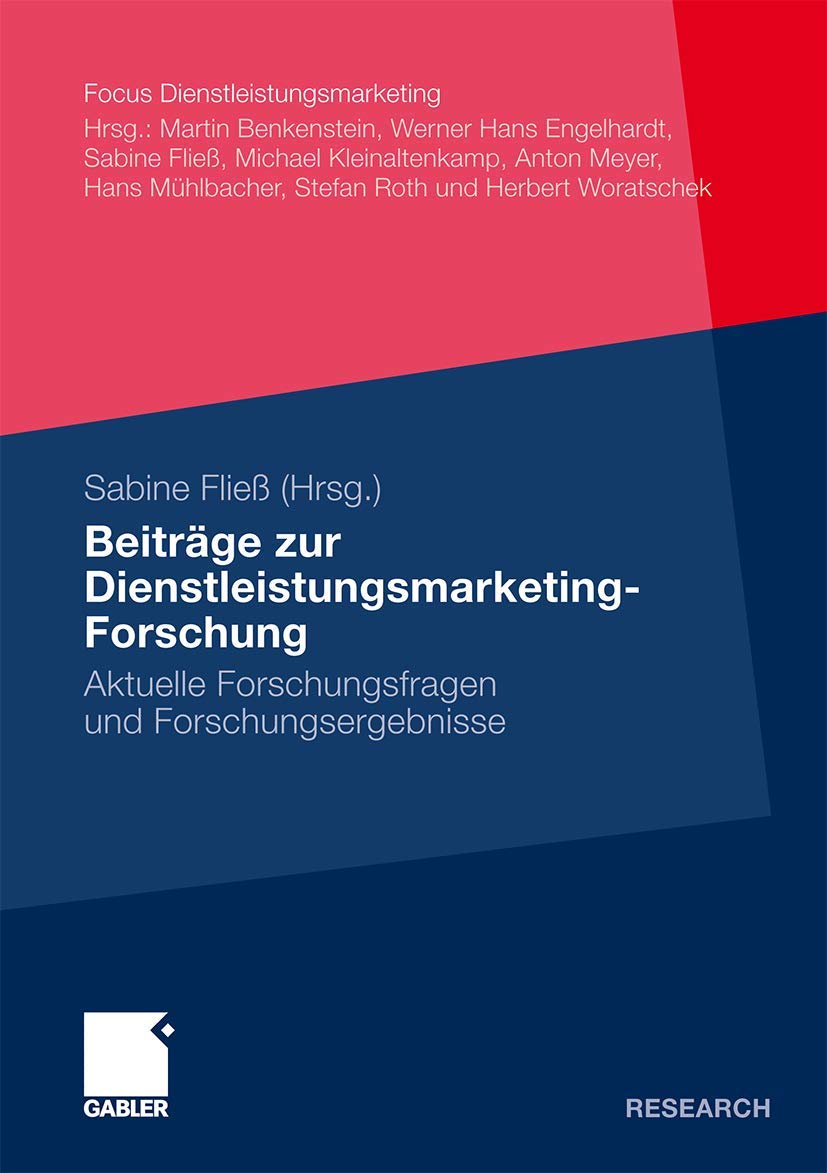 Beiträge zur Dienstleistungsmarketing-Forschung Law