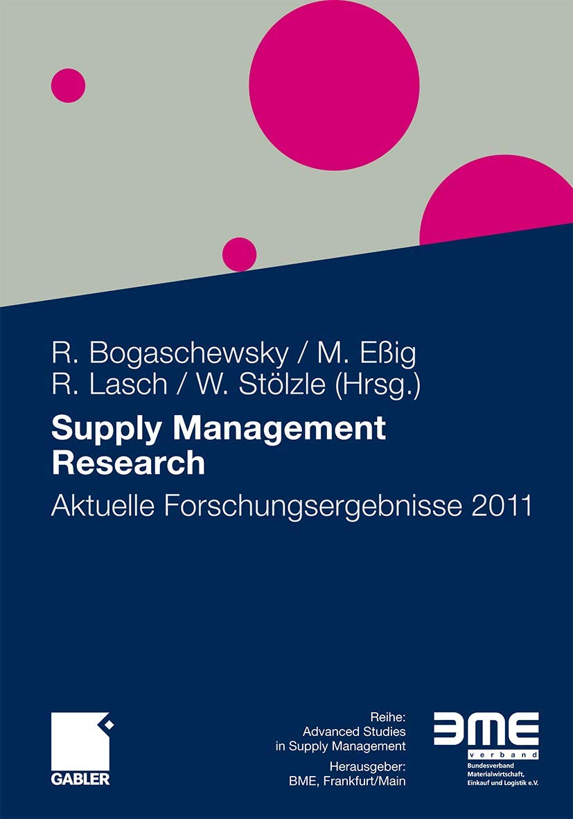 Supply Management Research: Aktuelle Forschungsergebnisse 2011 Law