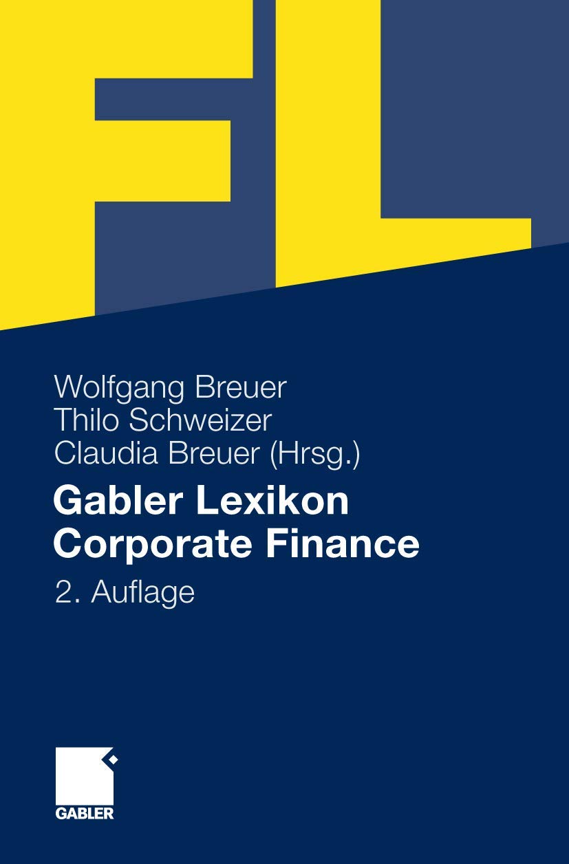 Gabler Lexikon Corporate Finance: Fast 4200 Stichwörtern Law