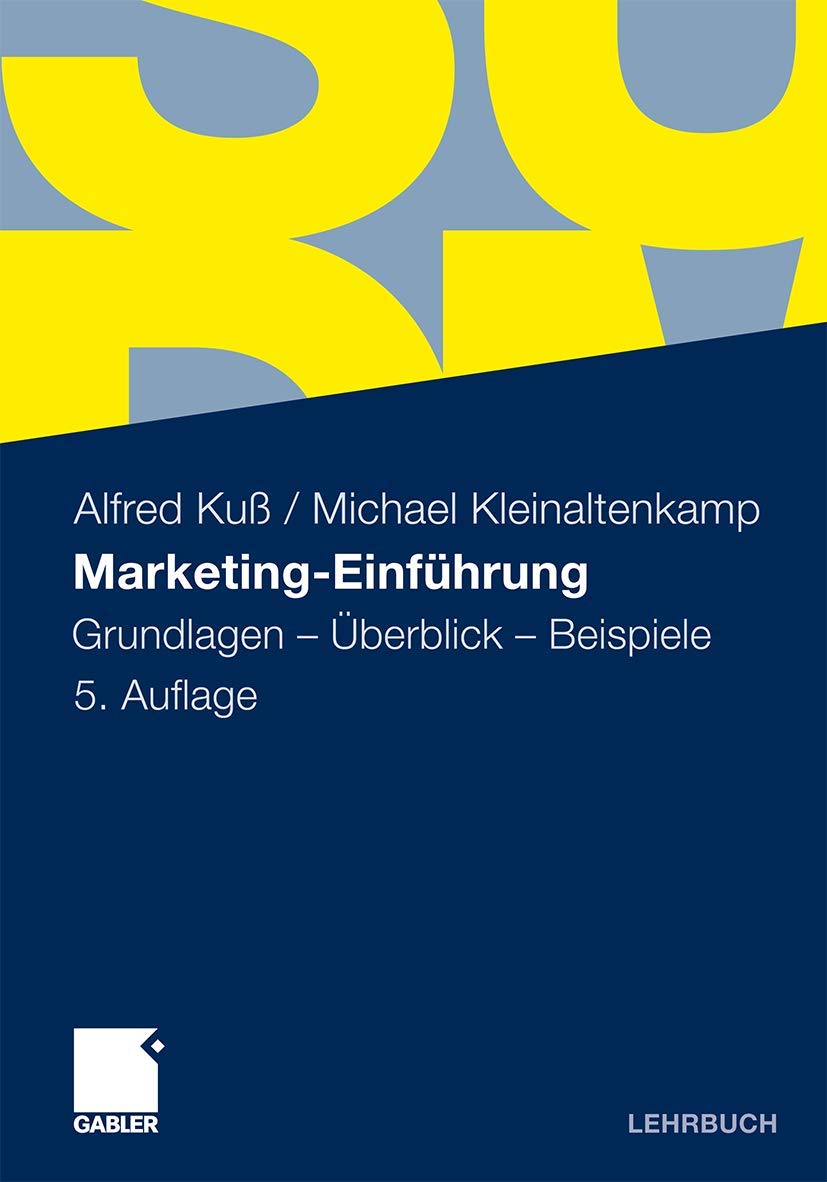 Marketing-Einführung: Grundlagen - Überblick - Beispiele Law
