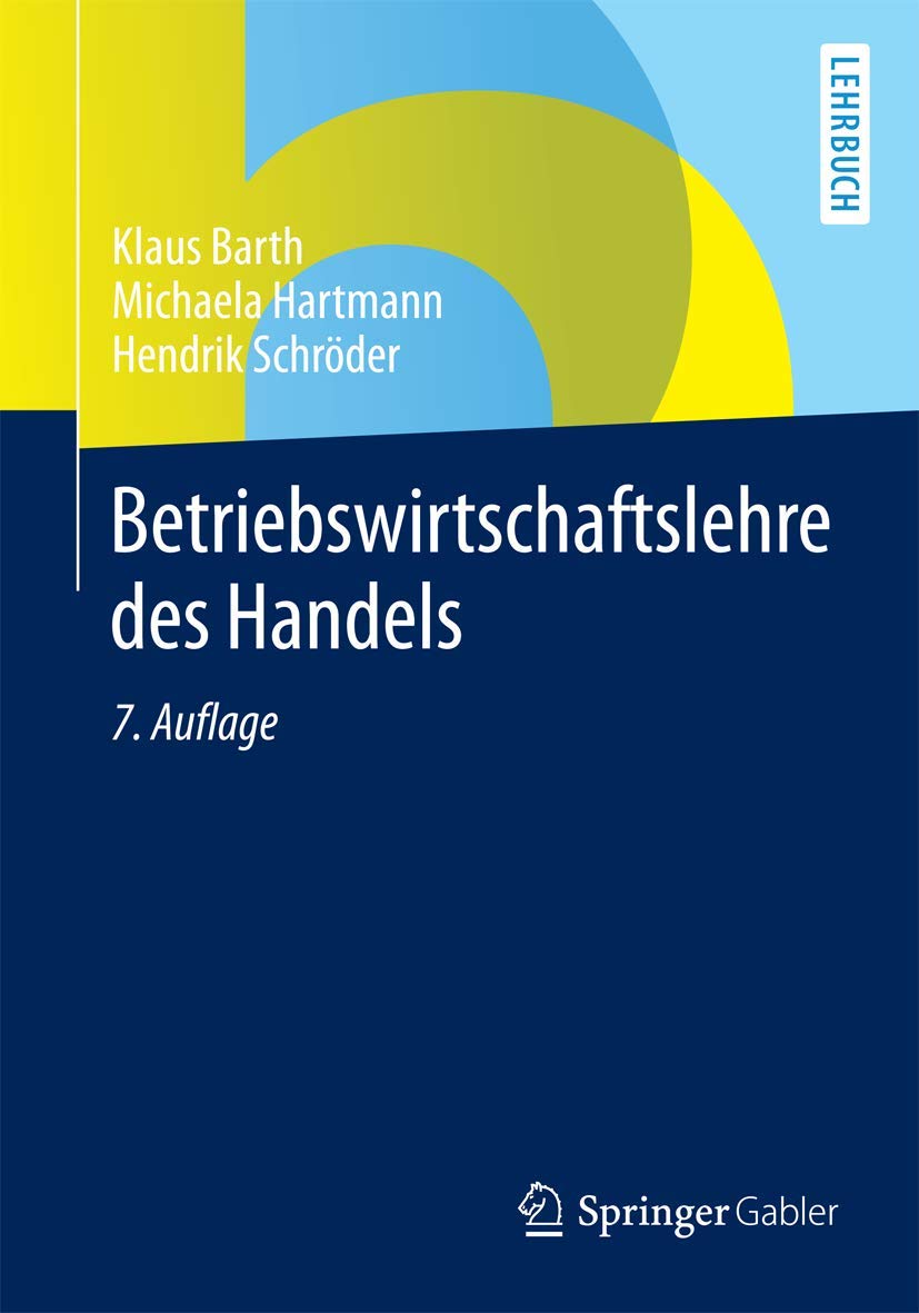 Betriebswirtschaftslehre des Handels Law