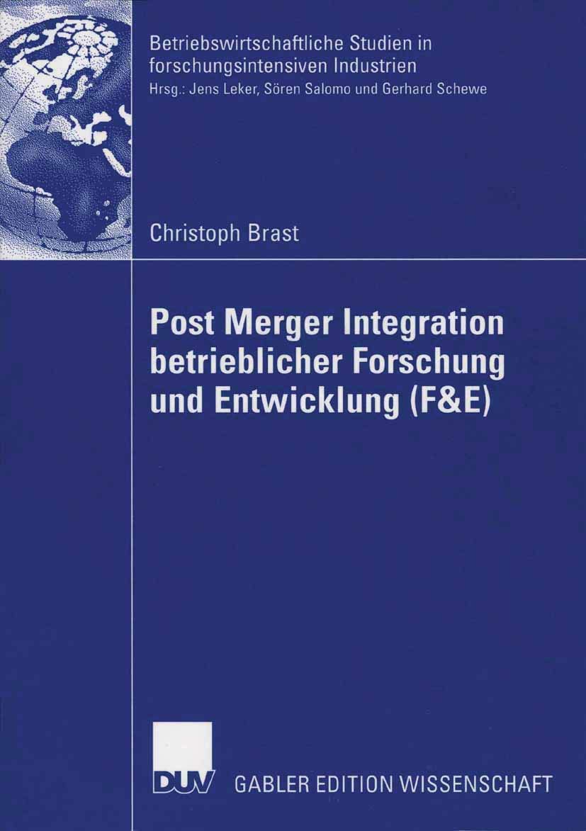 Post Merger Integration betrieblicher Forschung und Entwicklung (F&E) Law