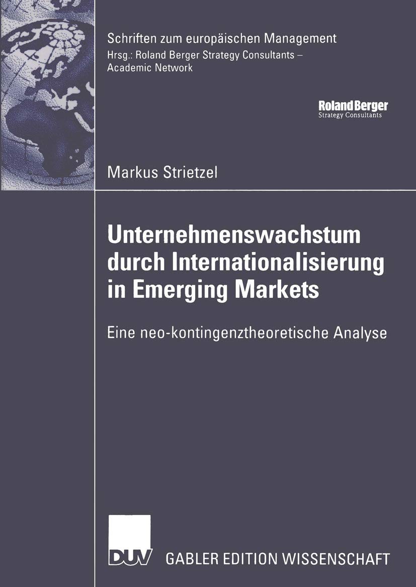 Unternehmenswachstum durch Internationalisierung in Emerging Markets Law