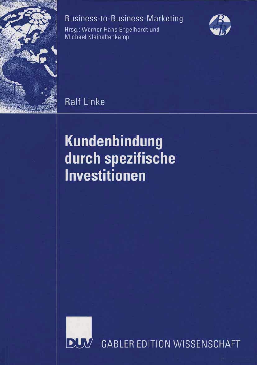 Kundenbindung durch spezifische Investitionen Law