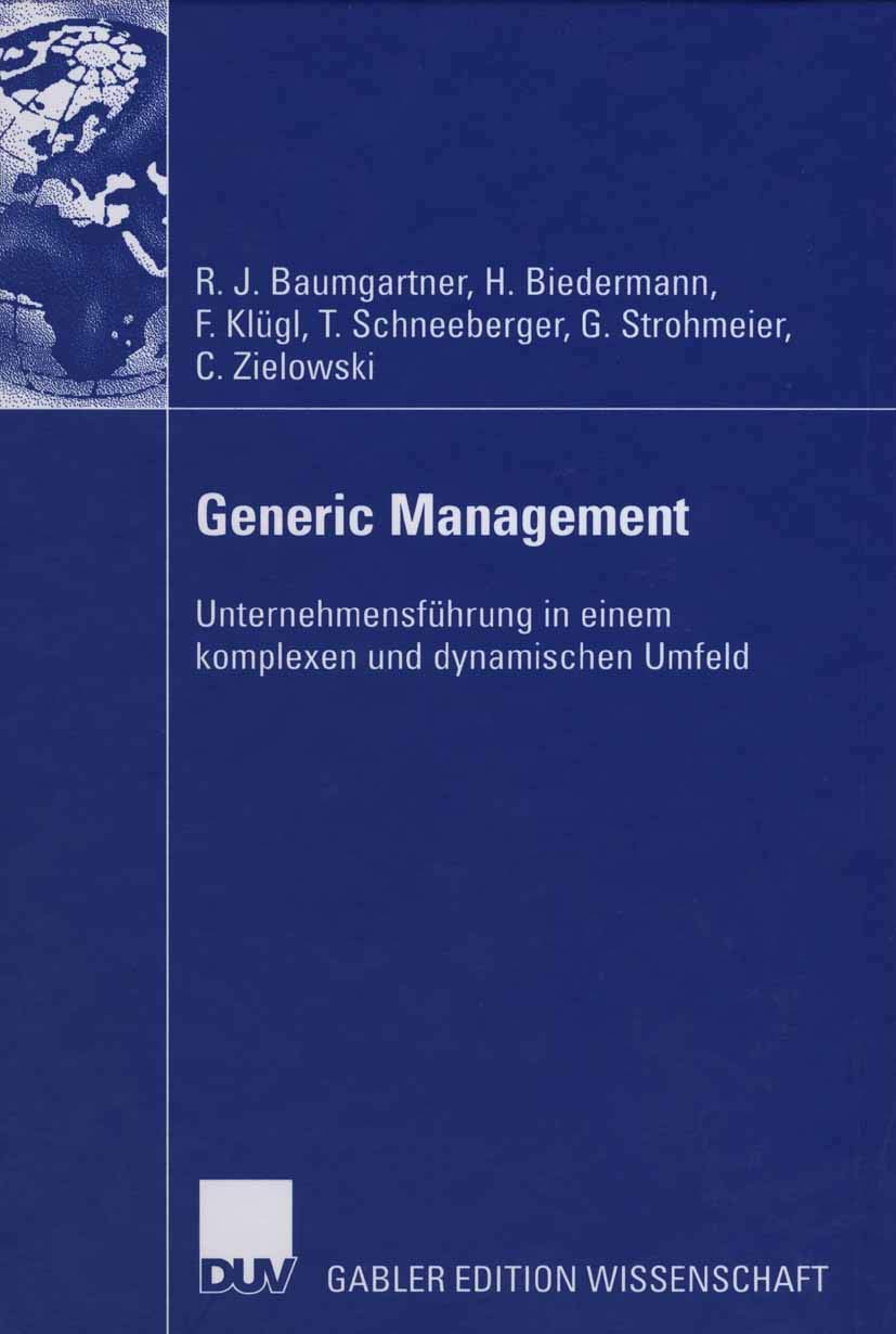 Generic Management: Unternehmensführung in einem komplexen und dynamischen Umfeld Law