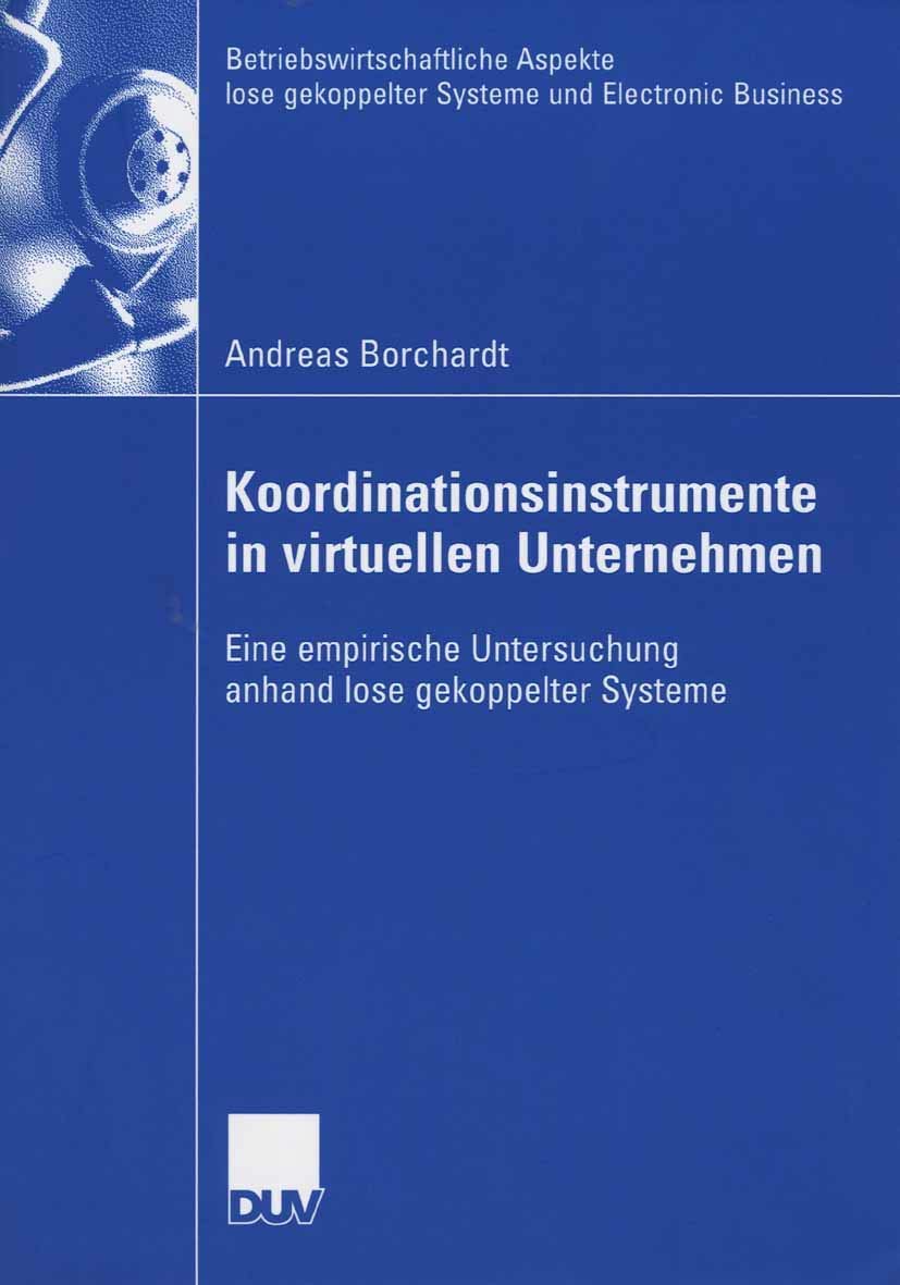 Koordinationsinstrumente in virtuellen Unternehmen Law