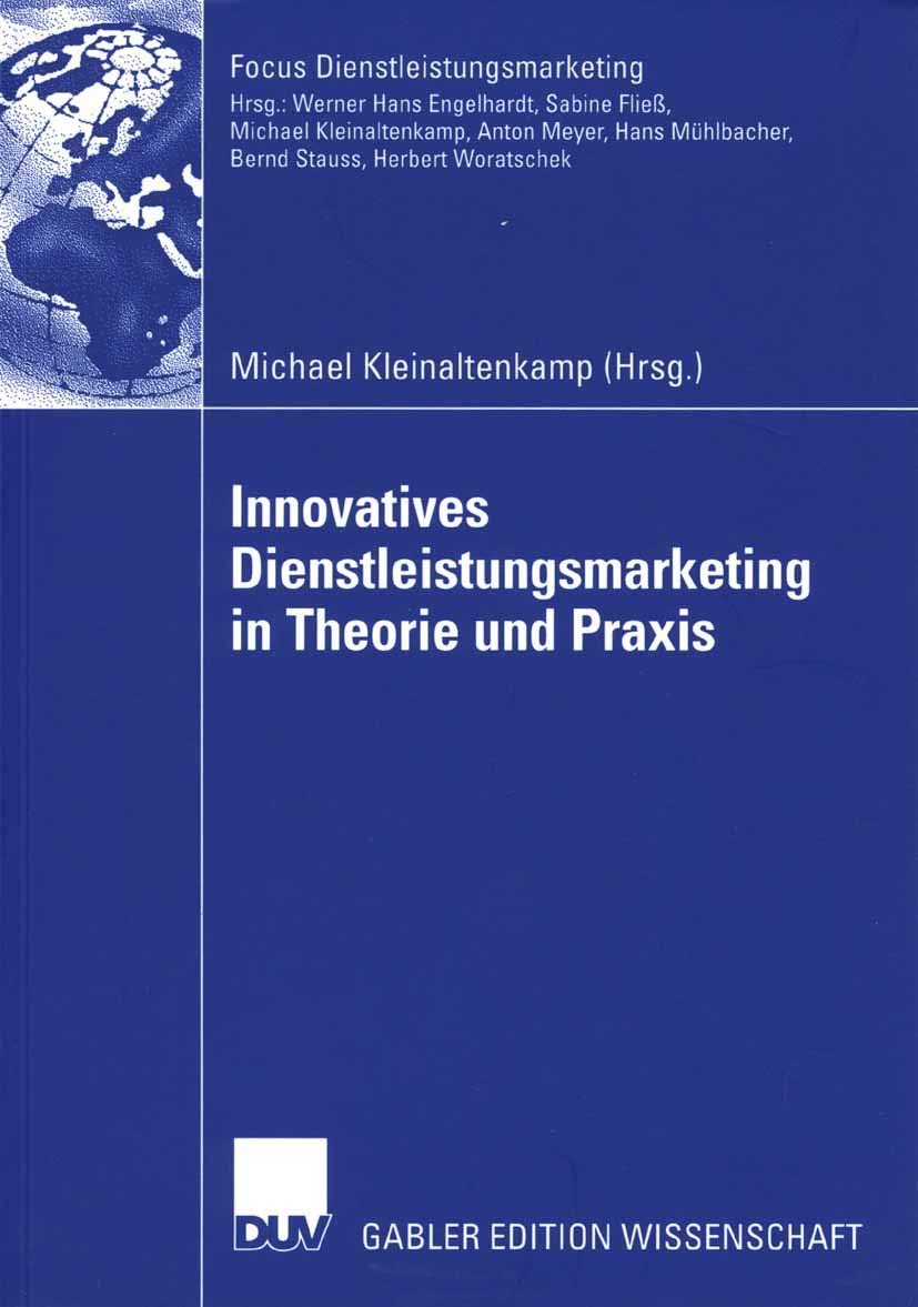 Innovatives Dienstleistungsmarketing in Theorie und Praxis book