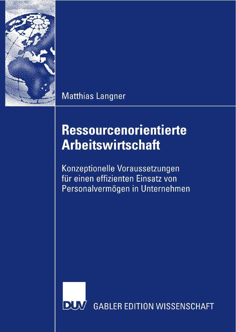 Ressourcenorientierte Arbeitswirtschaft Law