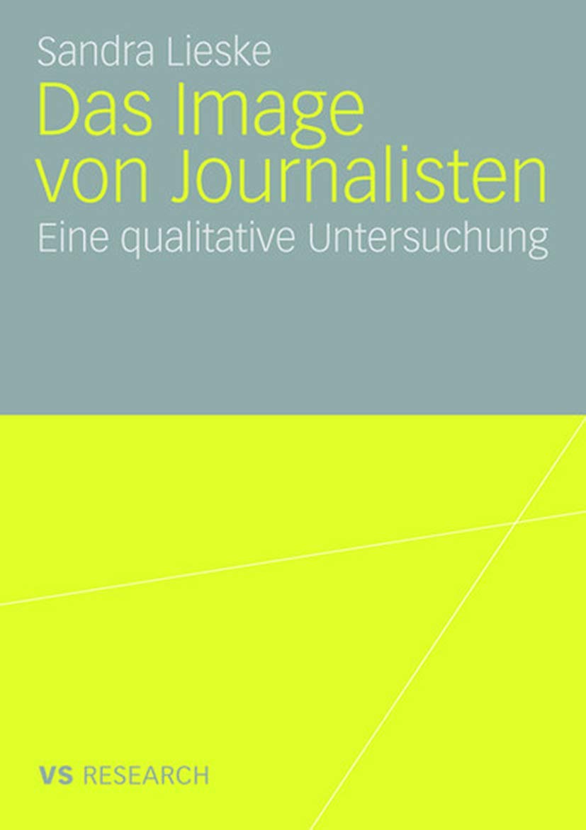Product Image: Das Image von Journalisten