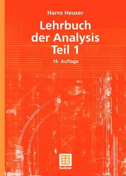 Product Image: Lehrbuch der Analysis. Teil 1 (Mathematische Leitfäden)