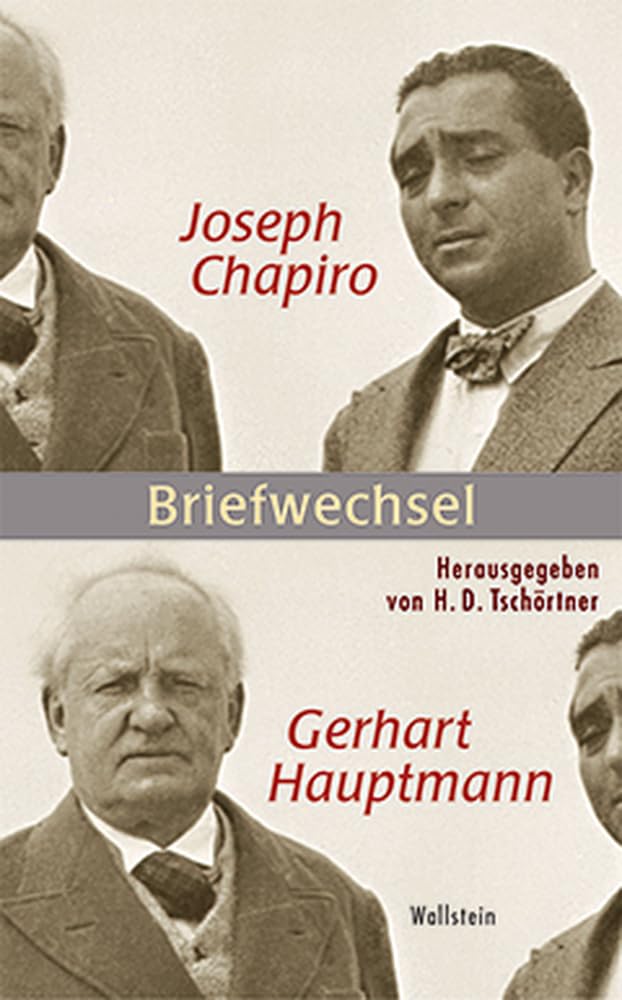 Joseph Chapiro - Gerhart Hauptmann book