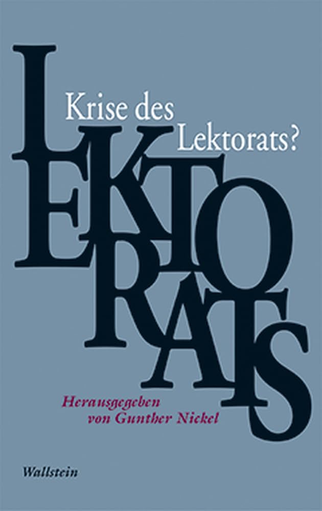 Krise des Lektorats? Essays & Short Stories