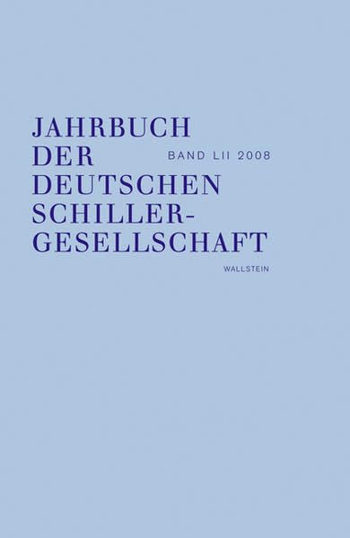 Jahrbuch der Deutschen Schillergesellschaft: Internationales Organ für Neuere deutsche Literatur Contemporary literature Books