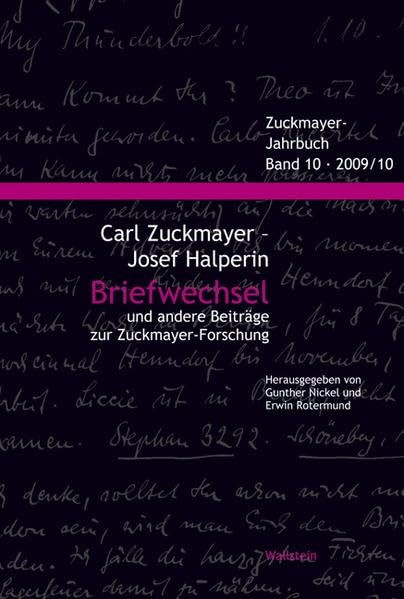 Zuckmayer-Jahrbuch 2009/10 book