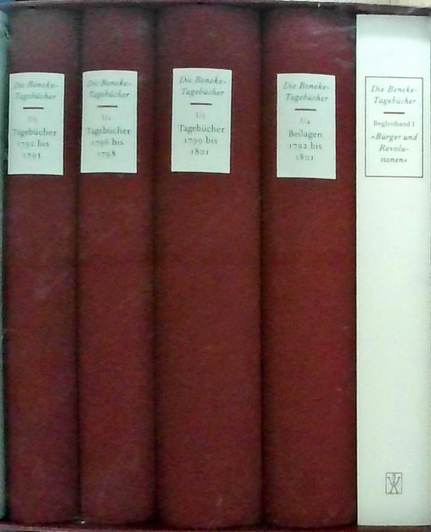 Die Tagebücher I (1792-1801) (Beneke Tagebücher) Essays & Short Stories