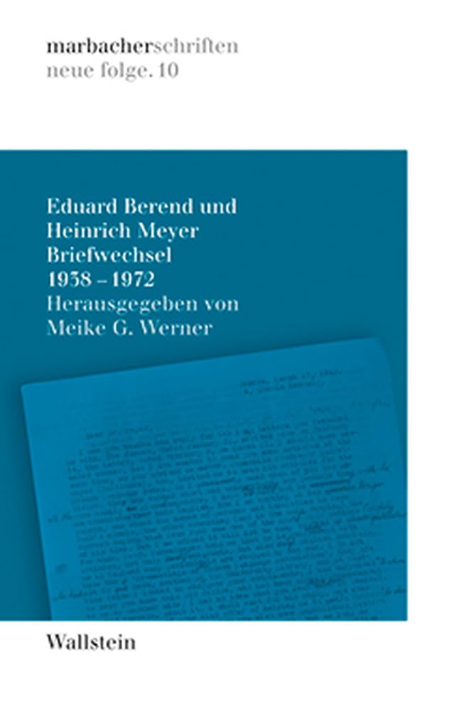 Briefwechsel 1938-1972 (DLAschriften/DLAwritings (ehemals: marbacher schriften. neue folgen)) Essays & Short Stories