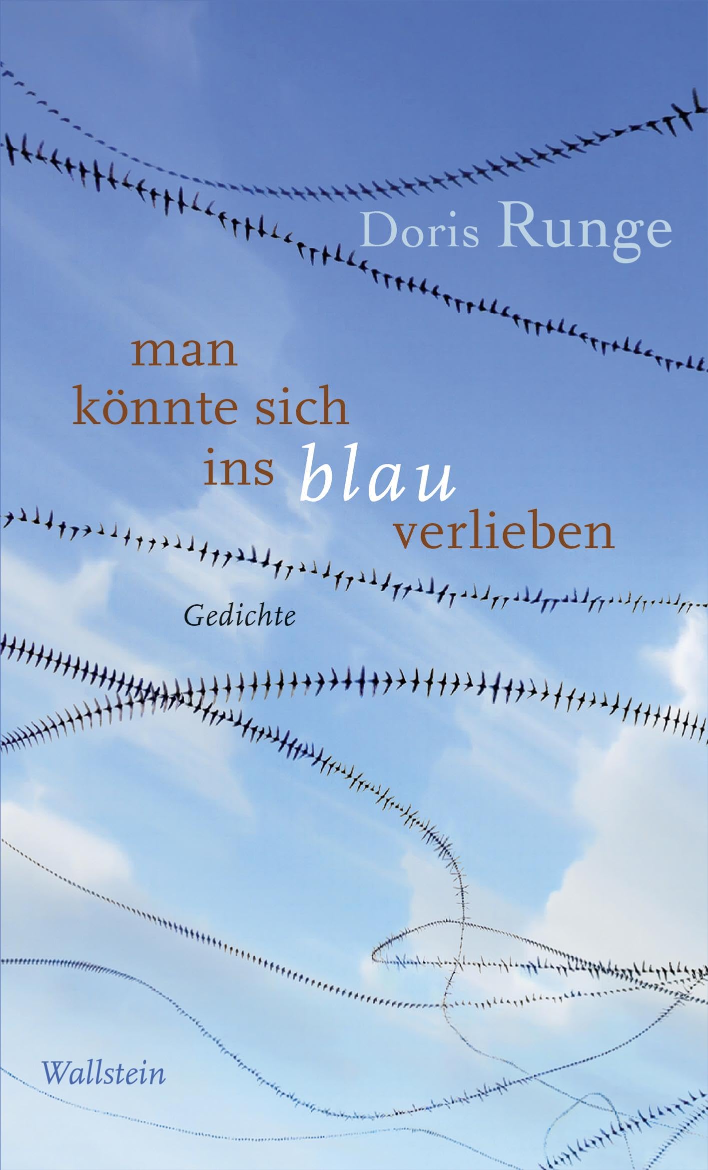 man könnte sich ins blau verlieben Poetry
