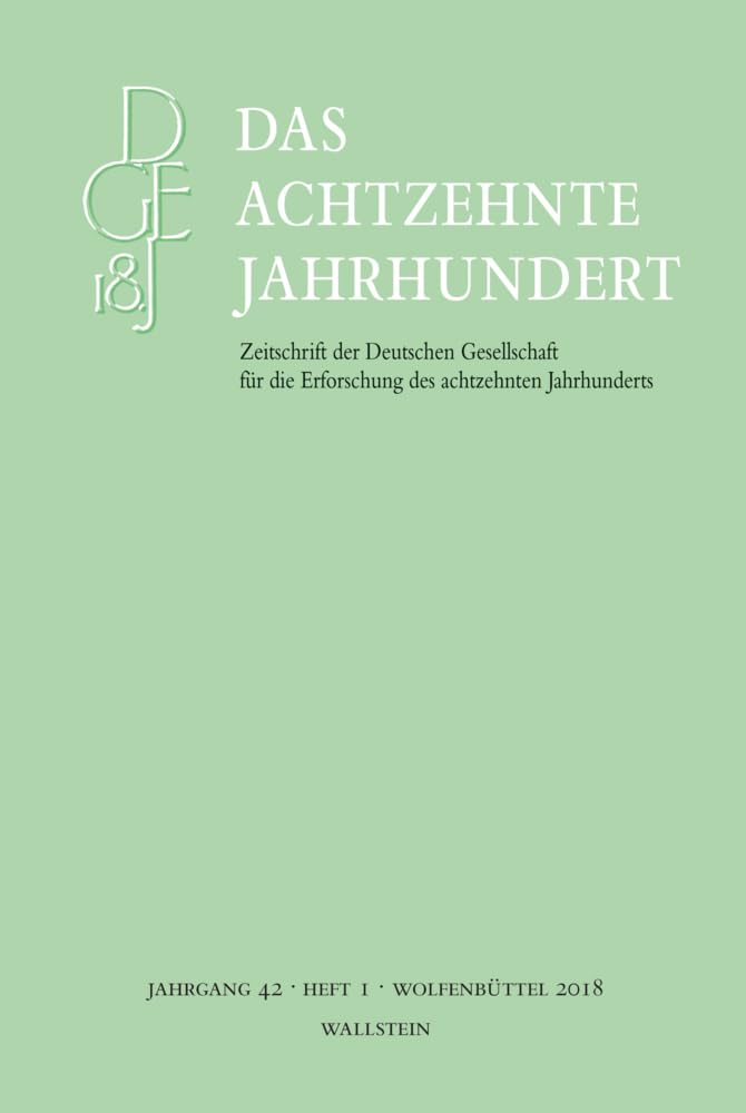 Das achtzehnte Jahrhundert 42/1 book
