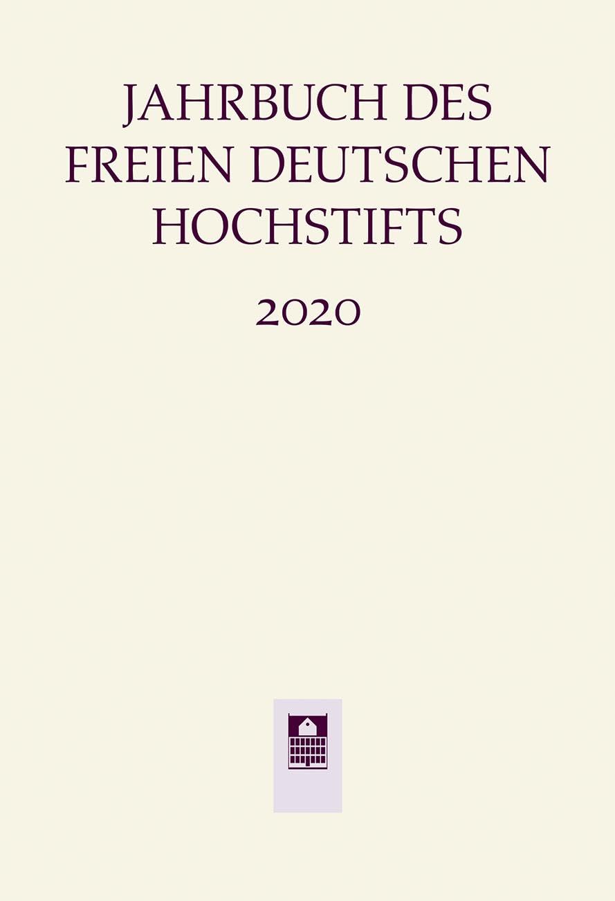 Jahrbuch des Freien Deutschen Hochstifts 2020 Contemporary literature