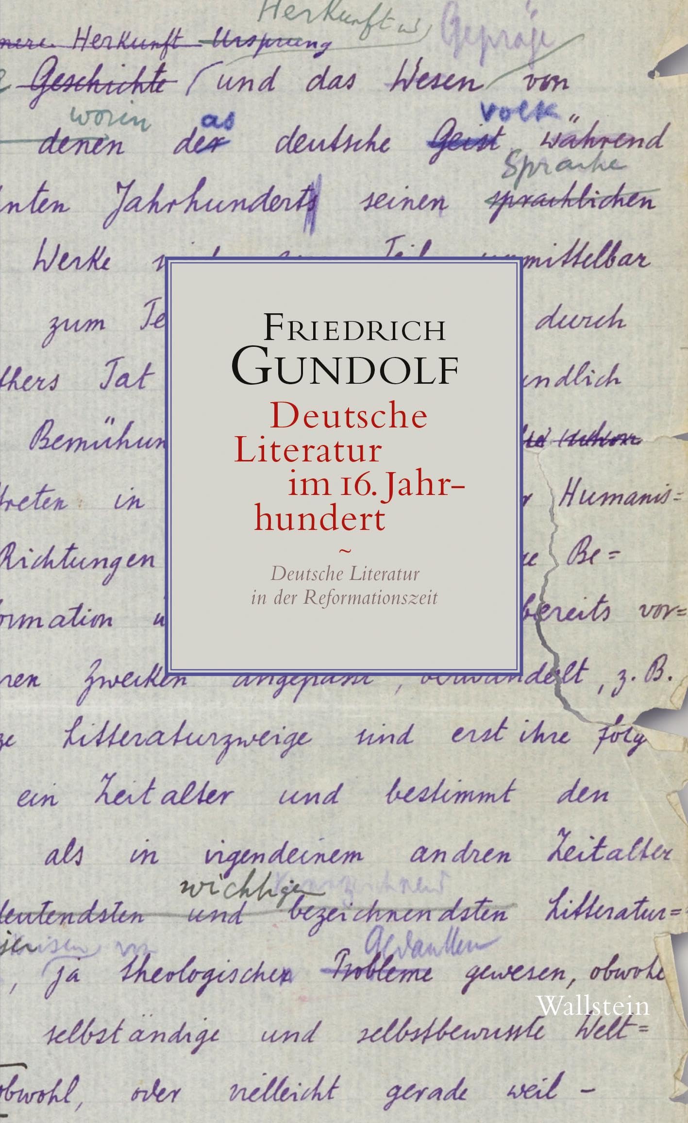 Deutsche Literatur im 16. Jahrhundert: Deutsche Literatur in der Reformationszeit (Friedrich Gundolfs »Geschichte der deutschen Literatur. Heidelberger Vorlesungen 1911-1931«) Books