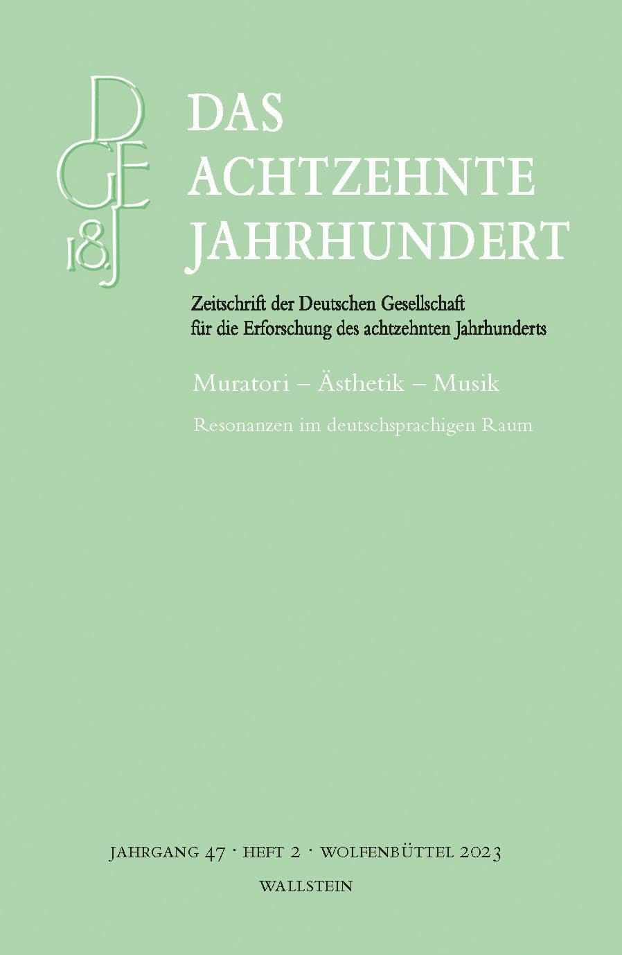 Das achtzehnte Jahrhundert Contemporary literature