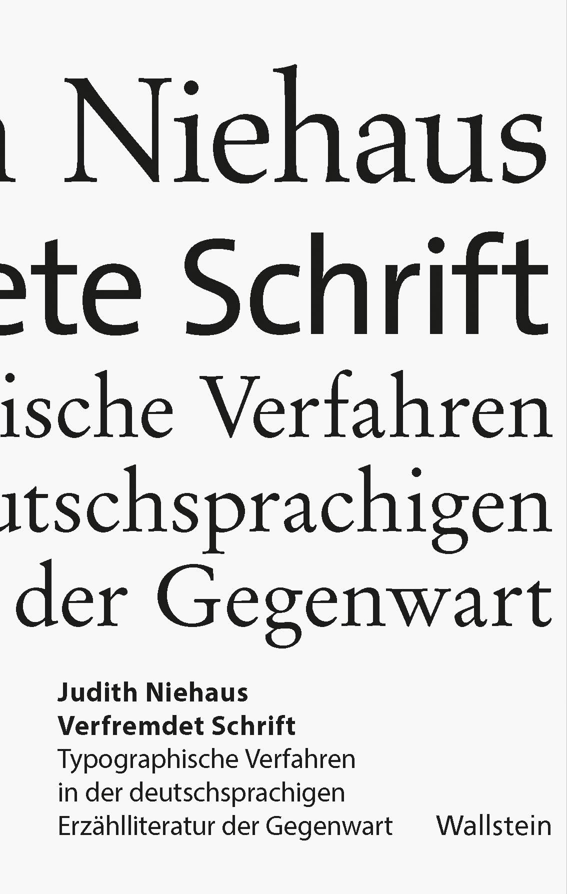 Verfremdete Schrift Contemporary literature Books