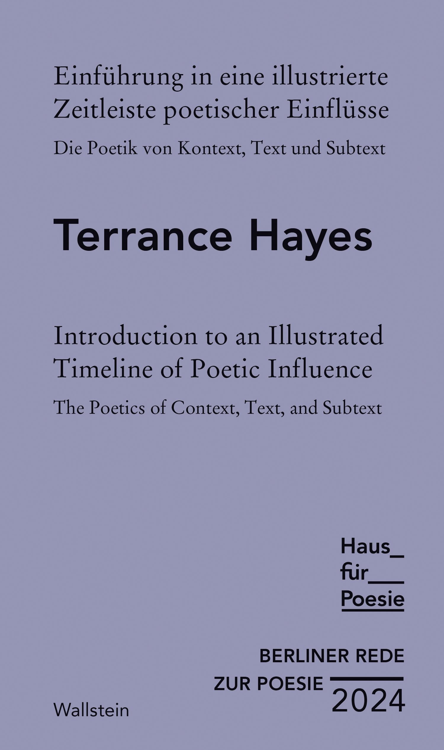 Einführung in eine illustrierte Zeitleiste poetischer Einflüsse | Introduction to an Illustrated Timeline of Poetic Influence Poetry