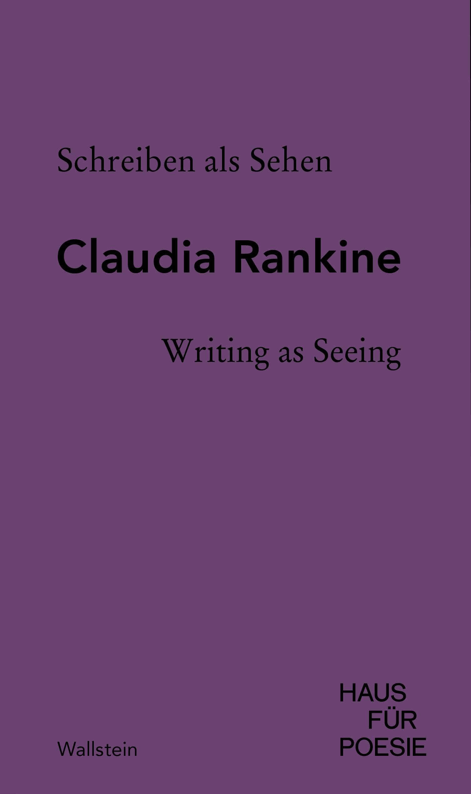 Schreiben als Sehen | Writing as Seeing Poetry
