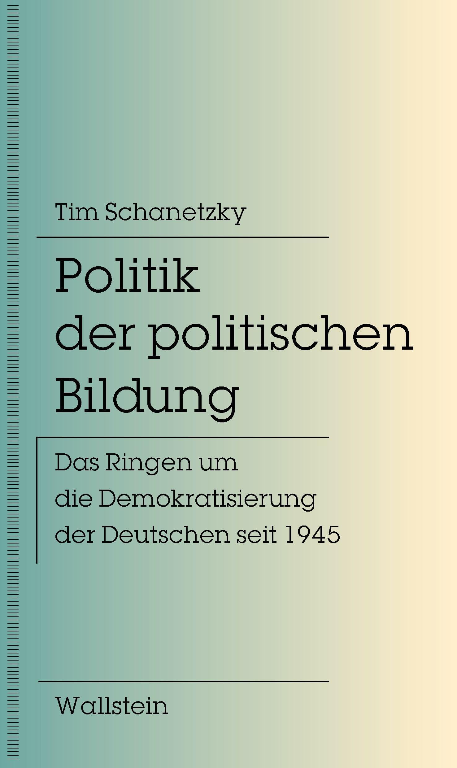 Politik der politischen Bildung Social Sciences